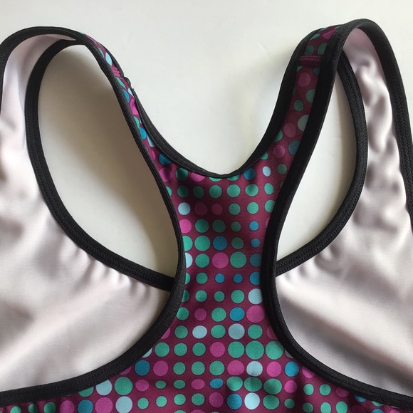 UNDER ARMOUR POLKA DOT SPORTS BRA MEDIUM - Picture 10 of 10